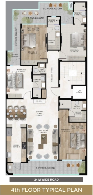 Private Terrace Plan